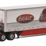 PETERBILT 579 6x4 avec remorque tolée 2 essieux