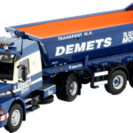 SCANIA 143 Torpedo 6x2 avec benne 3 essieux