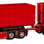 SCANIA R Normal 6x2 combiné porteur et remorque amplirol avec 2 containers 40 m3