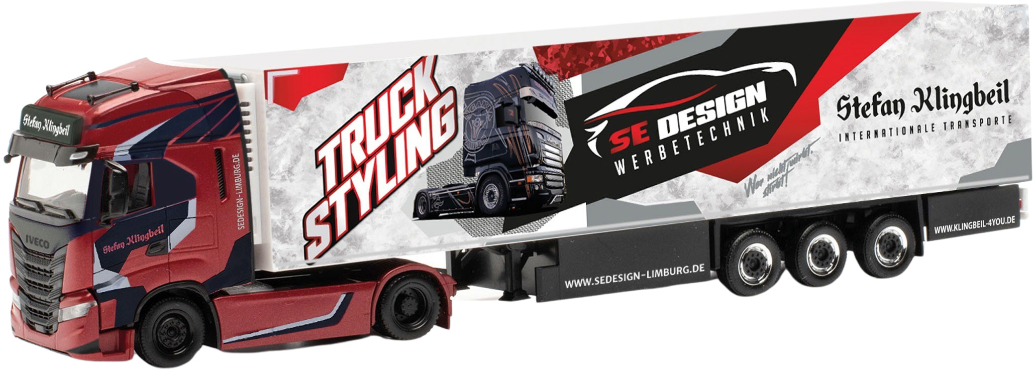 IVECO S-Way 4x2 avec remorque frigo 3 essieux – Image 1