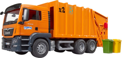 Camion poubelle MAN avec 2 poubelles – Image 6