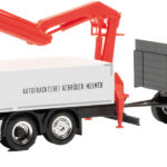 SCANIA R Normal 6x2 Porteur plateau avec grue et remorque