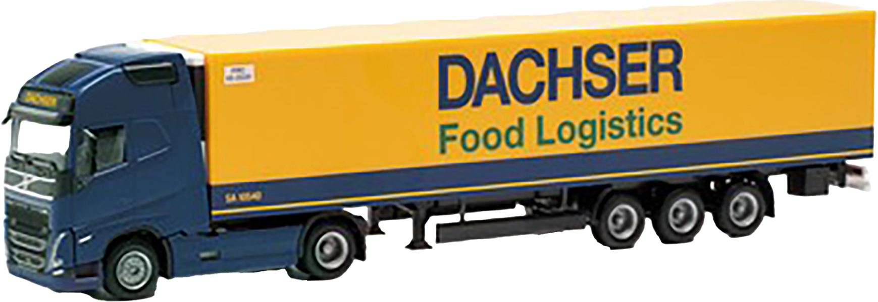 Eligor 1/43 Volvo FH4 Globetrotter Noir + Remorque Frigo Cherreau – Neuf