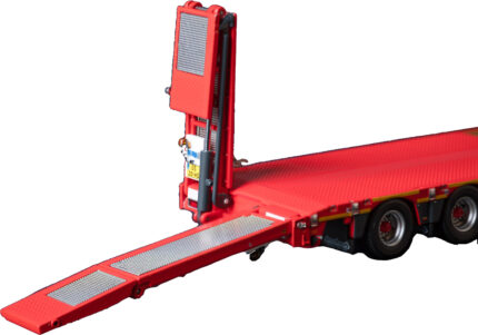 SCANIA R Topline 6x2 avec remorque porte-engins à rampes 3 essieux – Image 3