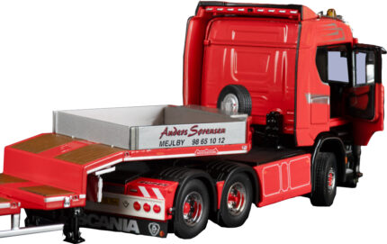 SCANIA R Topline 6x4 avec remorque porte-engins à rampes 4 essieux – Image 3