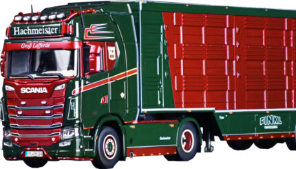 SCANIA S Highline 4x2 avec remorque bétailllère 3 esiseux – Image 5
