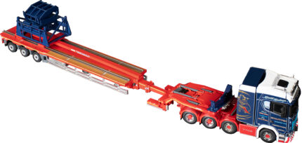 SCANIA S Highline 8x4 avec remorque plateau extansible 3 essieux – Image 5