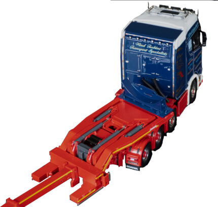 SCANIA S Highline 8x4 avec remorque plateau extansible 3 essieux – Image 3