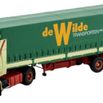 SCANIA 142 4x2 avec remorque bachée 3 essieux