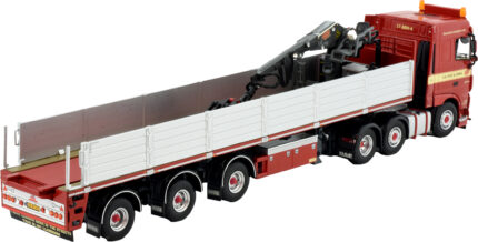 DAF XF Spae Cab 6x2 avec remorque à pierres 3 essieux – Image 3