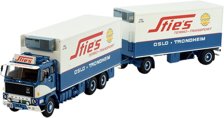 VOLVO Nacoral 201 et 202 - FB89 camion bache avec remorque 1