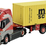 VOLVO FH5 Globetrotter XL 4x2 avec remorque porte-container et container 20 pieds