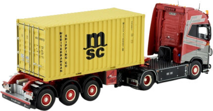 VOLVO FH5 Globetrotter XL 4x2 avec remorque porte-container et container 20 pieds – Image 3