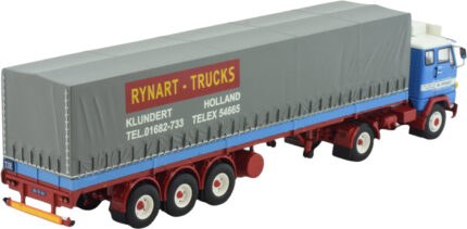 VOLVO F88 4x2 avec remorque bachée 3 essieux – Image 4