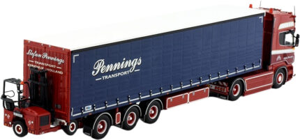SCANIA R Topline 4x2 avec remorque bachée 3 essieux – Image 4