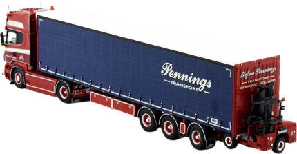 SCANIA R Topline 4x2 avec remorque bachée 3 essieux – Image 3