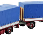 VOLVO F89 4X2 combiné porteur et remorque bachée
