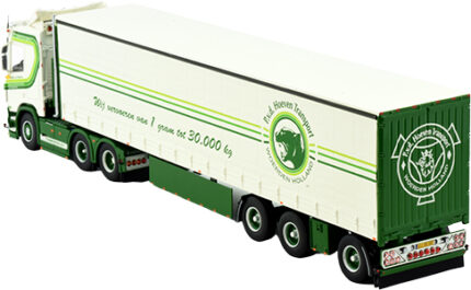 SCANIA R Topline 6x2 avec remorque bachée 3 essieux – Image 3