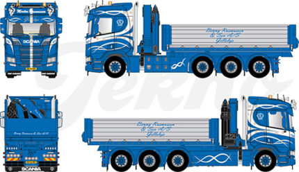 SCANIA R Highline 8x4 benne avec grue – Image 7