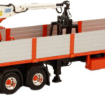 SCANIA R4 Flat Roof 6x2 avec remorque à briques
