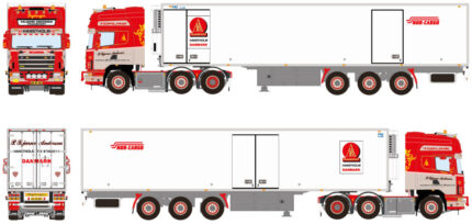 SCANIA R4 Topline 6x2 avec remorque frigo 3 essieux – Image 5