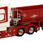 SCANIA T5 Topline 6x4 avec remorque benne 3 essieux
