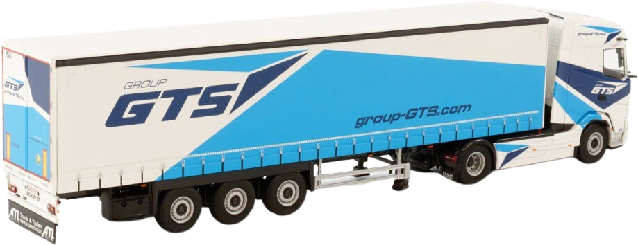 DAF XG 4x2 avec remorque à briques 4 essieux P&A FONTEIJN