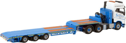 VOLVO FH4 Globetrotter 6x2 avec remorque porte-engins 3 essieux – Image 3