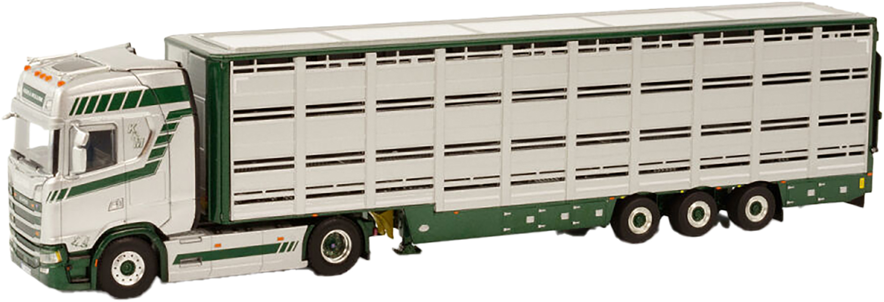 WSI01-4004 SCANIA S Highline 4x2 avec remorque bétaillère 3 essieux – Image 1