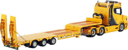 SCANIA T VLASTUIN 6x2 avec remorque porte-engins 3 essieux – Image 3