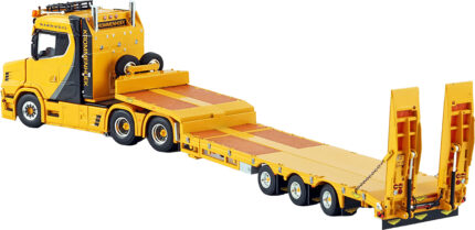 SCANIA T VLASTUIN 6x2 avec remorque porte-engins 3 essieux – Image 4