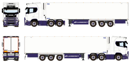SCANIA S Highline 6x2 avec remorque frigo 3 essieux – Image 4