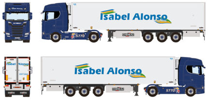SCANIA S Highline 4x2 avec remorque frigo 3 essieux – Image 5