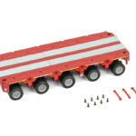 SCHEUERLE InterCombi 5 essieux, rouge