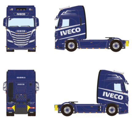 SCANIA S-WAY AS High 4x2, bleu – Image 4
