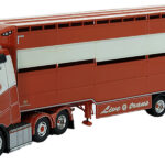 VOLVO FH4 Globetrotter 6x2 avec remorque bétaillière 3 essieux