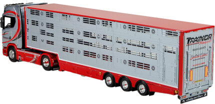 SCANIA S Highline 4x2 avec remorque bétaillière 3 essieux – Image 4