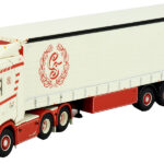 SCANIA S Topline 6x2 avec remorque bachée 3 essieux
