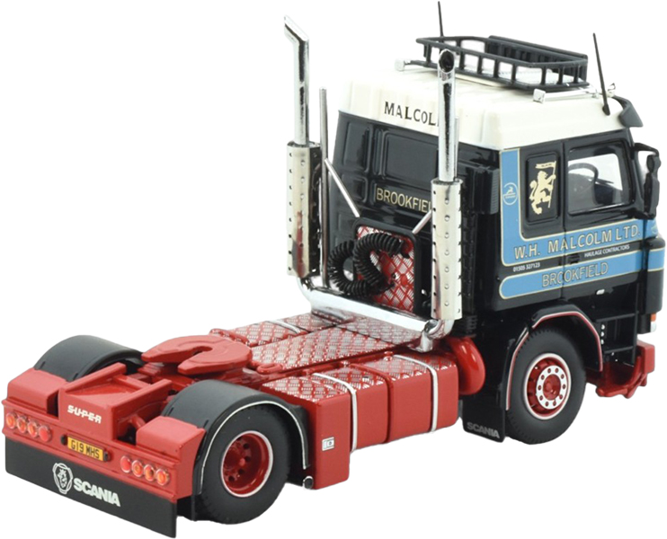 Miniature HERPA 1/87 - Camion SCANIA 143 4x2 Avec Remorque HE PAYNE - Vert