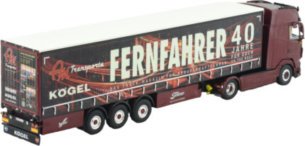DAF XG+ 4x2 avec remorque bachée 3 essieux – Image 4