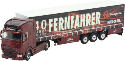 DAF XG+ 4x2 avec remorque bachée 3 essieux – Image 5