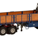 SCANIA Serie 1 6x2 avec remorque à pierre 3 essieux