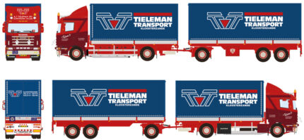SCANIA R4 Low Line 4x2 combiné porteur et remorque bachée – Image 5