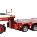 MERCEDES Arocs MP4 Big Space 6x4 avec remorque porte-engins SCHEURLE