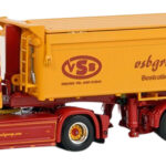 SCANIA T4 Topline 4x2 avec benne basculante 3 essieux
