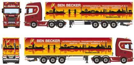 SCANIA S Highline 6x2 avec remorque tolée 3 essieux – Image 4