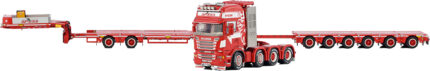 SCANIA Streamline Topline 8x4 avec remorque porte-engins BROSHUIS 2+6 essieux – Image 3