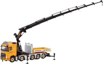 VOLVO FH4 Globetrotter 10x4 plateau avec grue PALFINGER PK 165.002 TEC 7 – Image 4