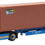 VOLVO FH Globetrotter XL 4x2 avec remorque porte-container et container 40 pieds
