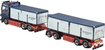 SCANIA R Normal 6x2 combi porteur et remorque plateau ridelle – Image 3